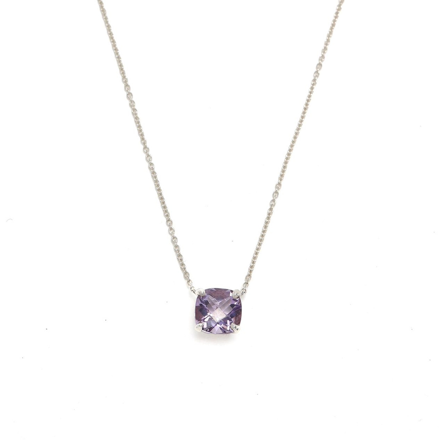 Tiffany & Co Silver Amethyst Necklace