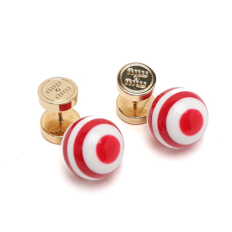 Miu Miu Logo Earrings