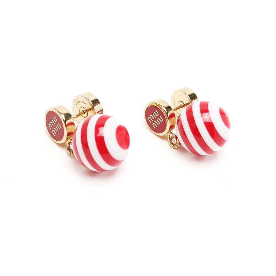 Miu Miu Logo Earrings
