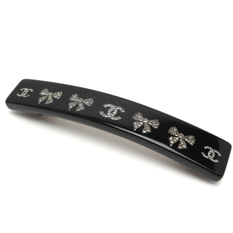 Chanel Coco Mark Rhinestone Hair Clip