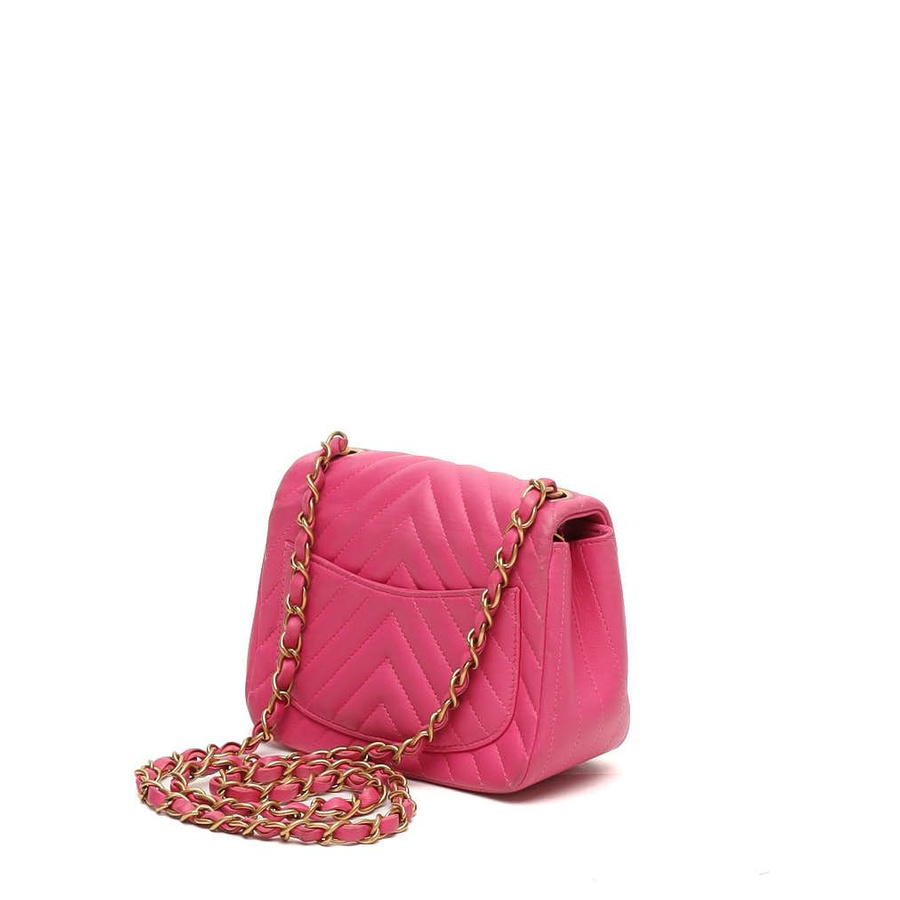 Chanel Chevron Mini Square Flap Bag