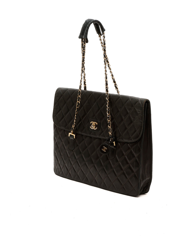 Chanel Lambskin Chain Business Bag