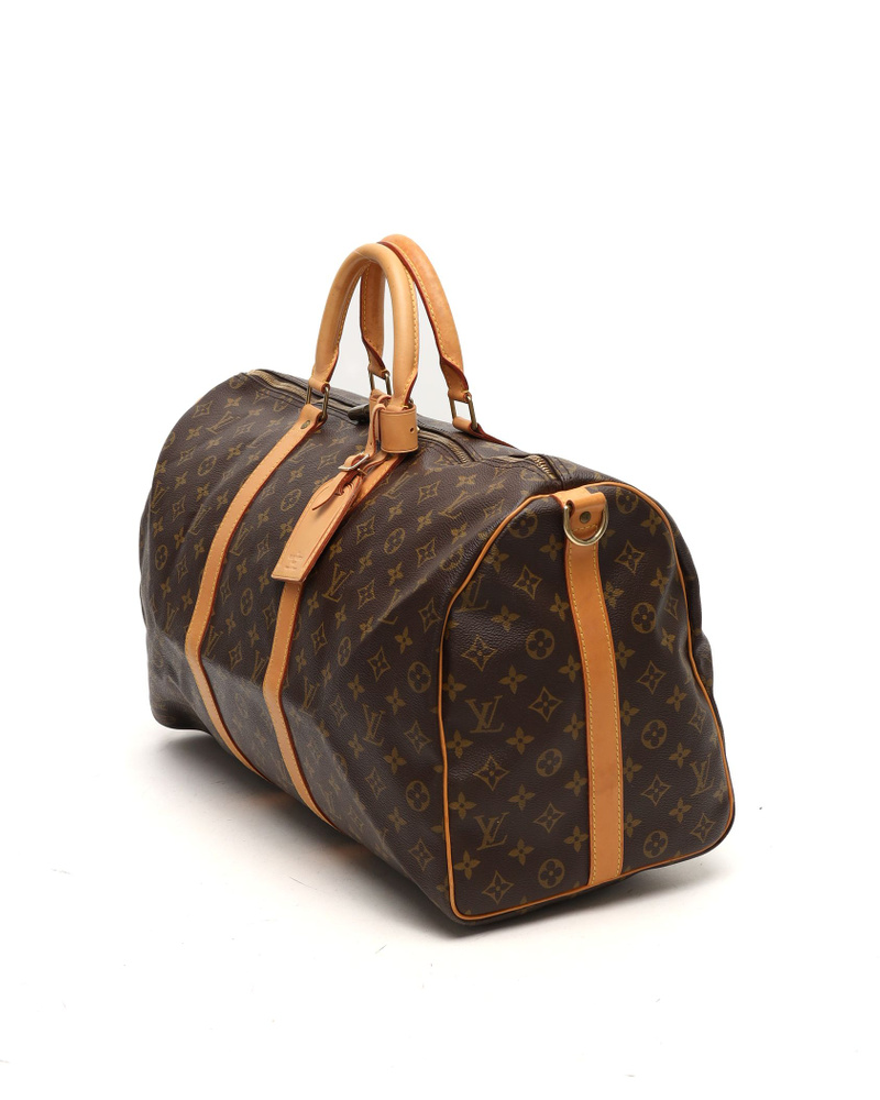 Louis Vuitton Monogram Keepall Bandoulière 50 Weekend Bag