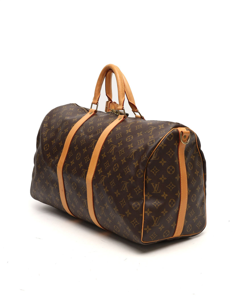 Louis Vuitton Monogram Keepall Bandoulière 50 Weekend Bag