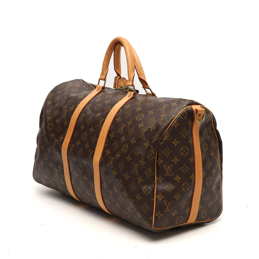 Louis Vuitton Monogram Keepall Bandoulière 50 Weekend Bag