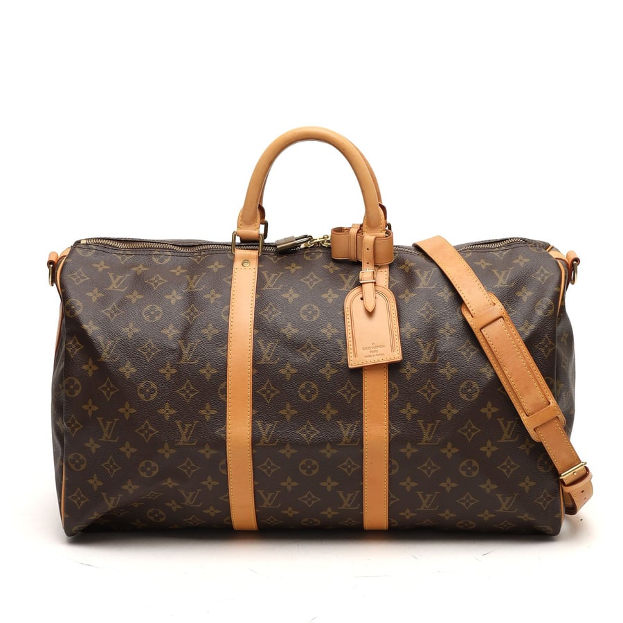 Louis Vuitton Monogram Keepall Bandoulière 50 Weekend Bag