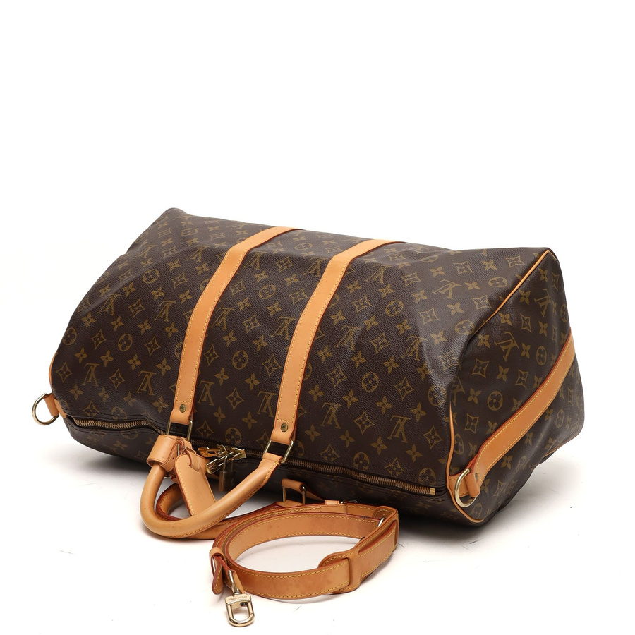Louis Vuitton Monogram Keepall Bandoulière 50 Weekend Bag