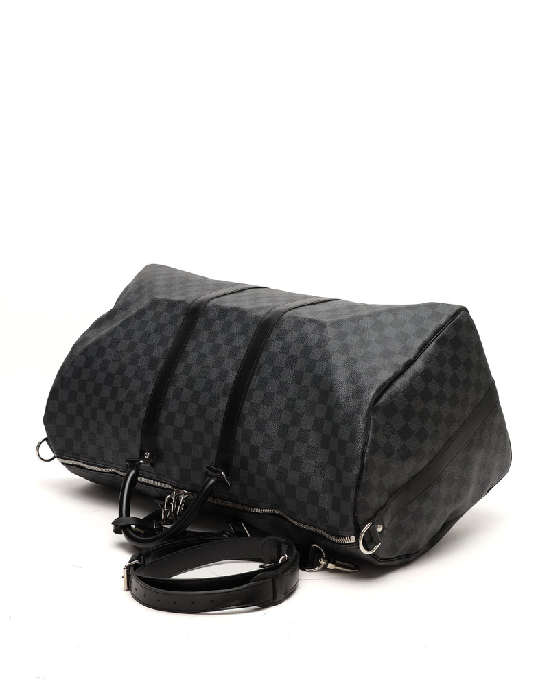 Louis Vuitton Damier Graphite Keepall 55 Bandoulière Weekend Bag