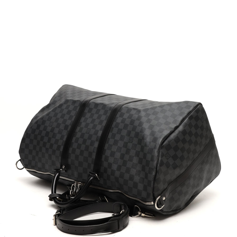 Louis Vuitton Damier Graphite Keepall 55 Bandoulière Weekend Bag