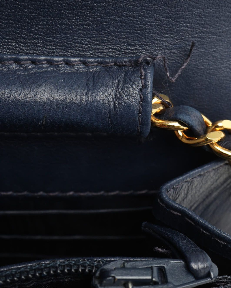 Chanel Timeless Denim Wallet On Chain Bag