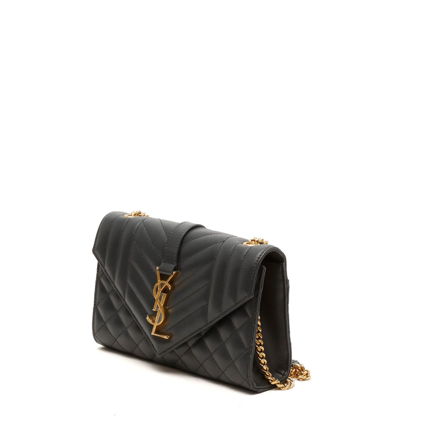 Saint Laurent Triquilt Envelope Chain Bag
