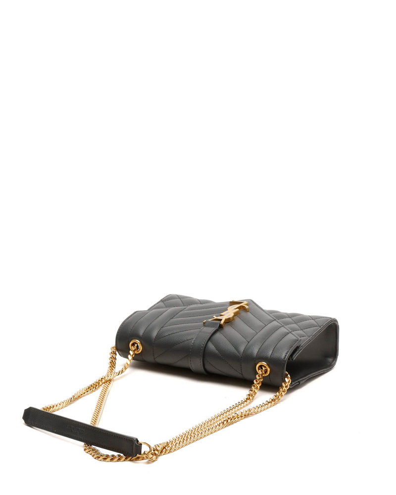 Saint Laurent Triquilt Envelope Chain Bag