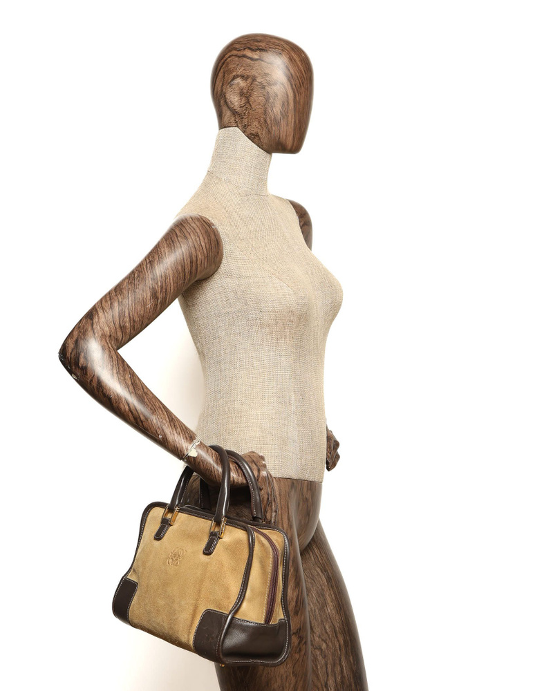 Loewe Amazona 28 Suede Bag