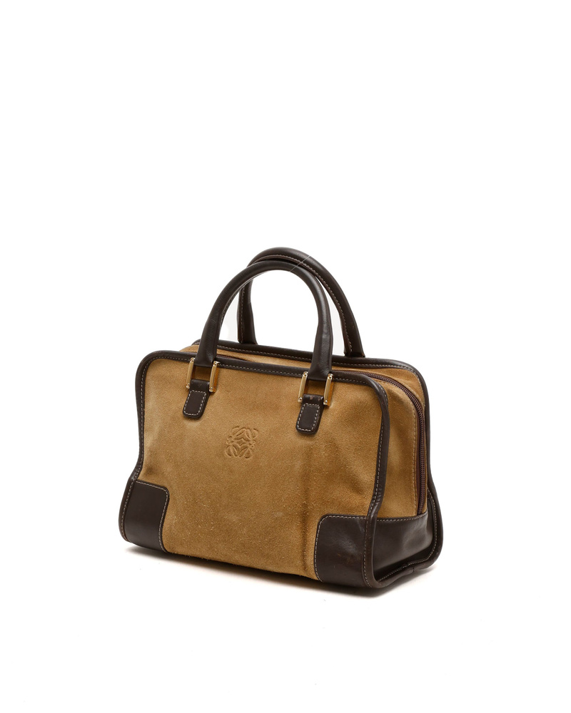 Loewe Amazona 28 Suede Bag