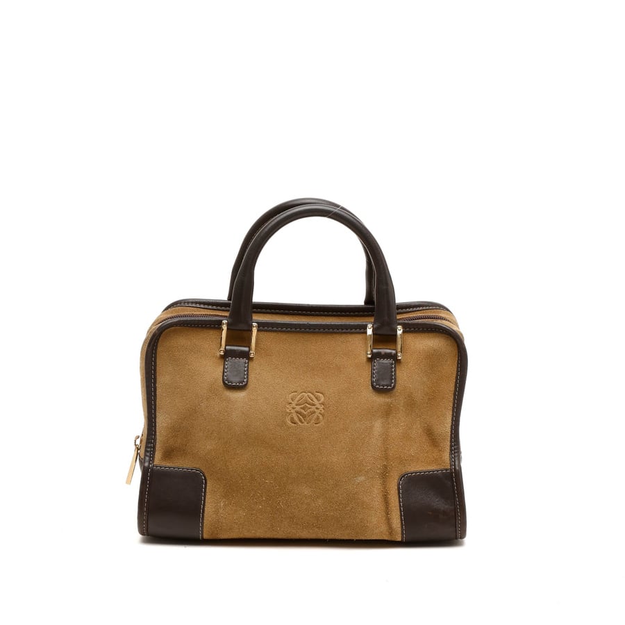 Loewe Amazona 28 Suede Bag
