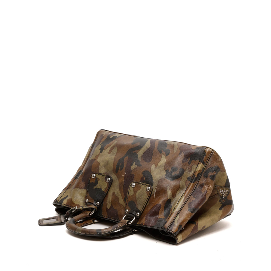 Prada Saffiano Mimetico Camouflage Tote Bag