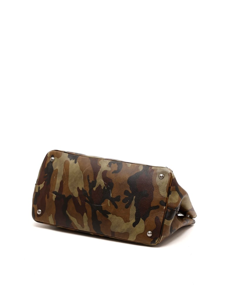 Prada Saffiano Mimetico Camouflage Tote Bag