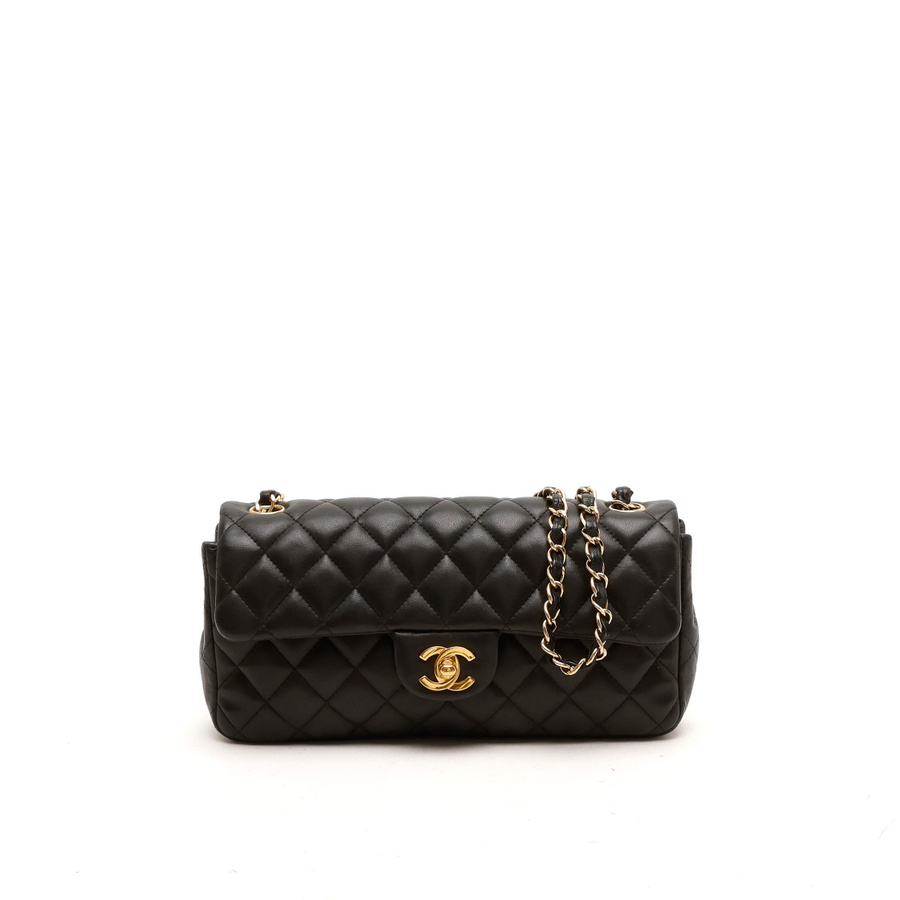 Chanel East West Flap Bag