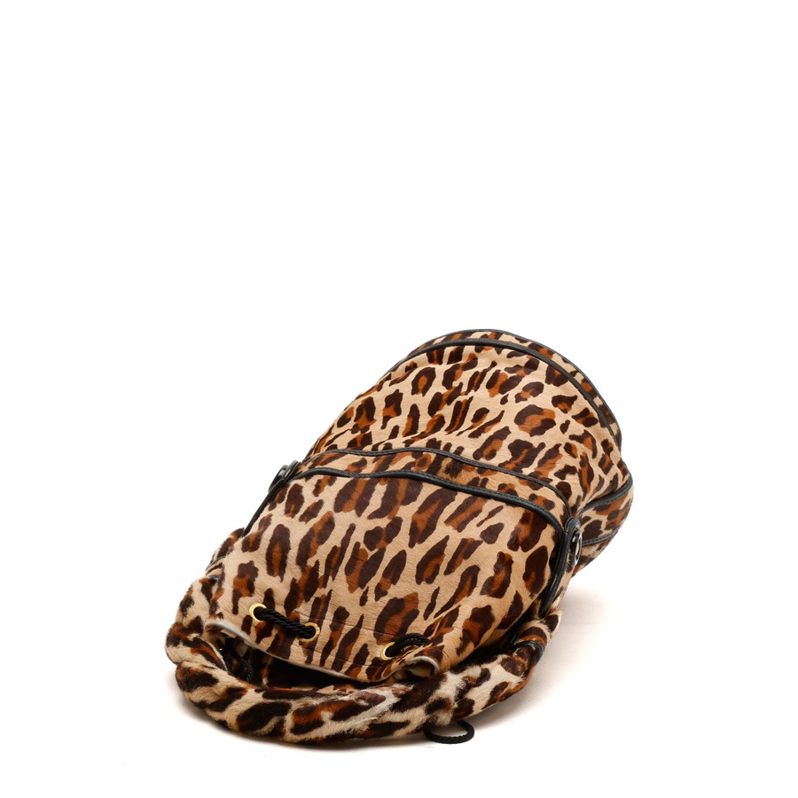 Fendi Pony Hair Palazzo Bucket Bag