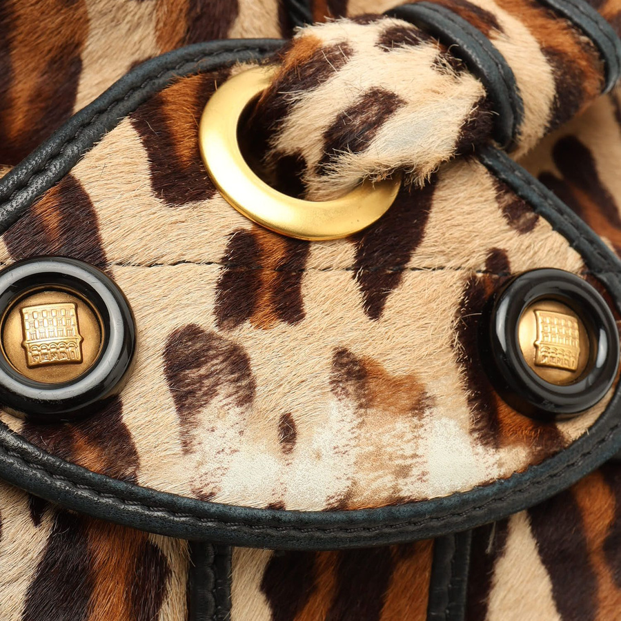 Fendi Pony Hair Palazzo Bucket Bag