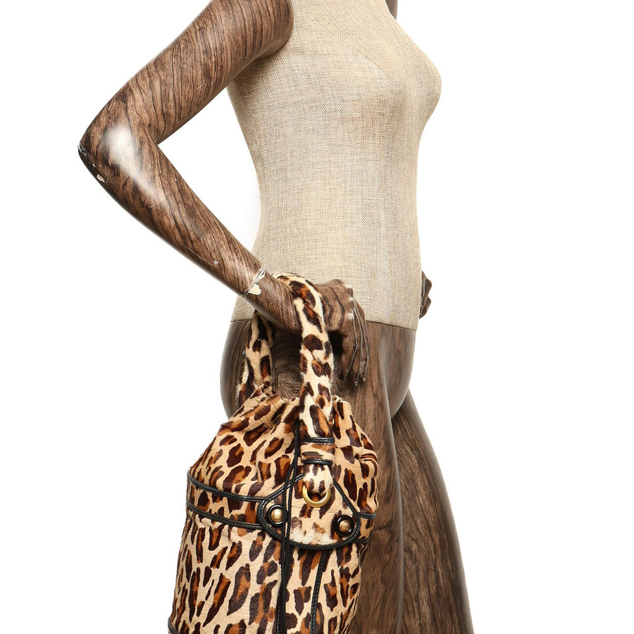 Fendi Pony Hair Palazzo Bucket Bag