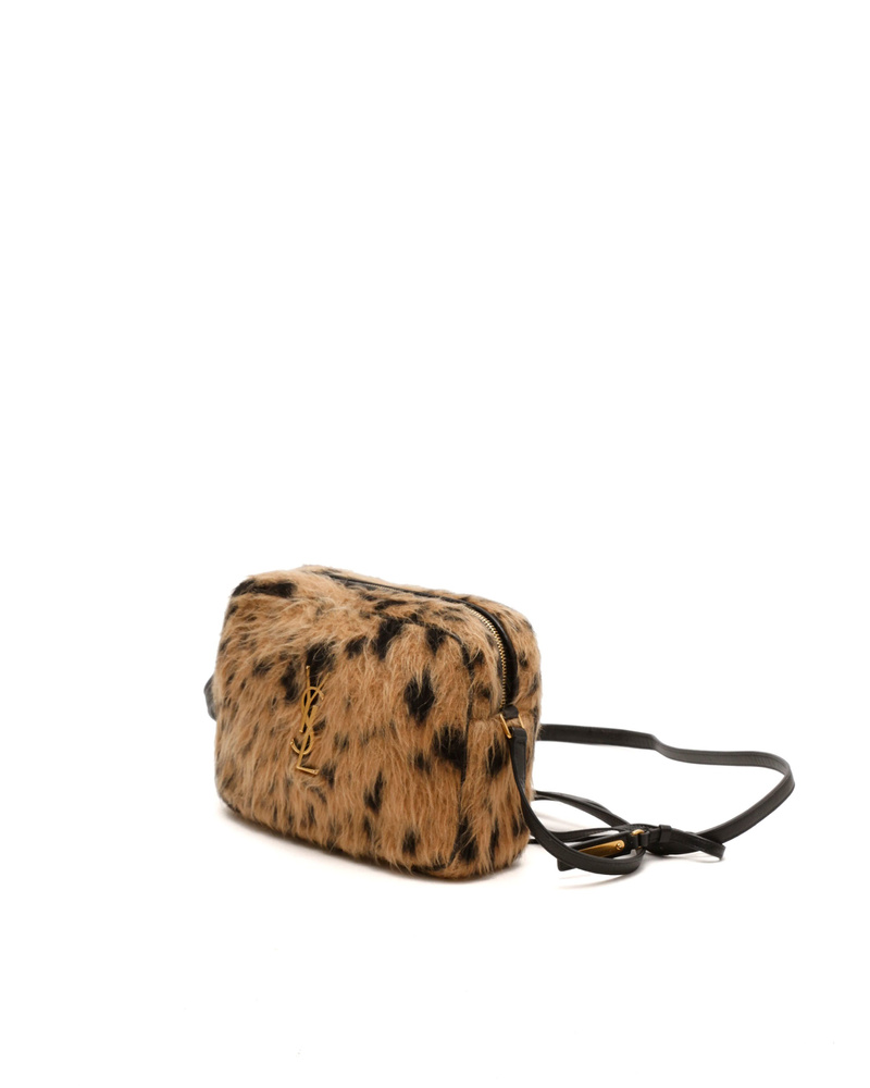Saint Laurent Lou Fur Camera Bag