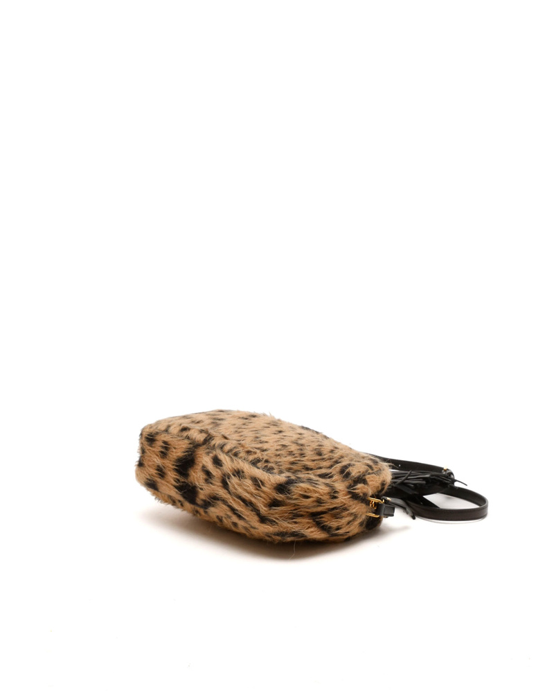 Saint Laurent Lou Fur Camera Bag