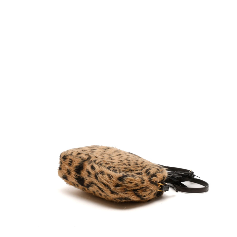 Saint Laurent Lou Fur Camera Bag