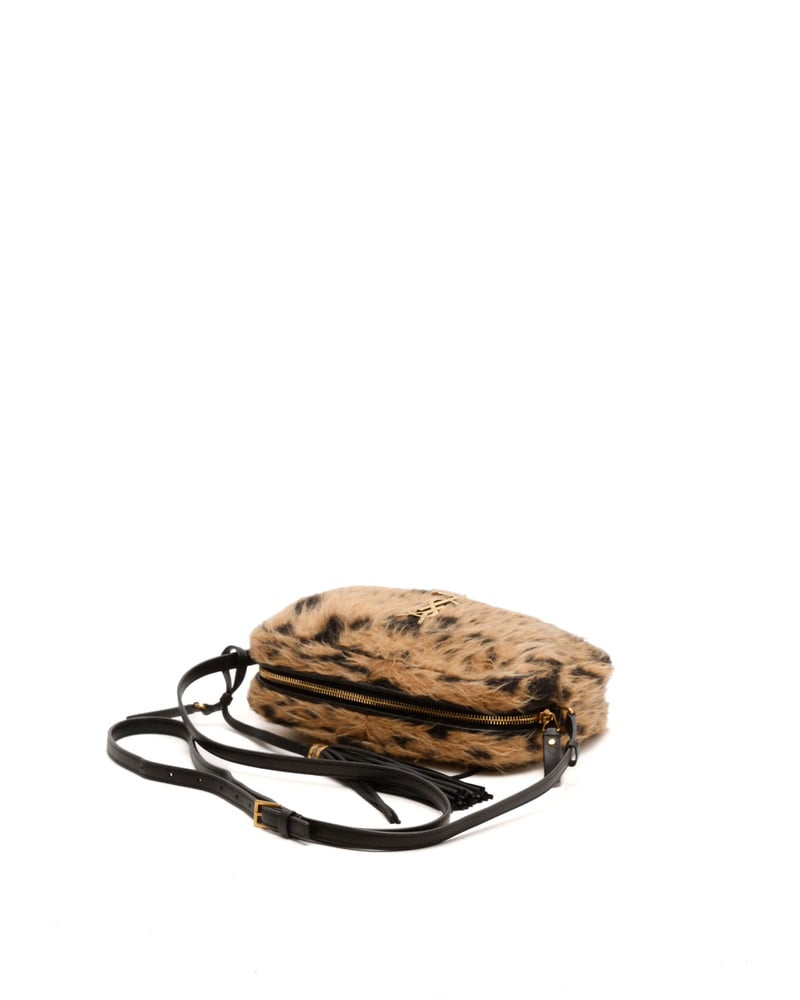 Saint Laurent Lou Fur Camera Bag
