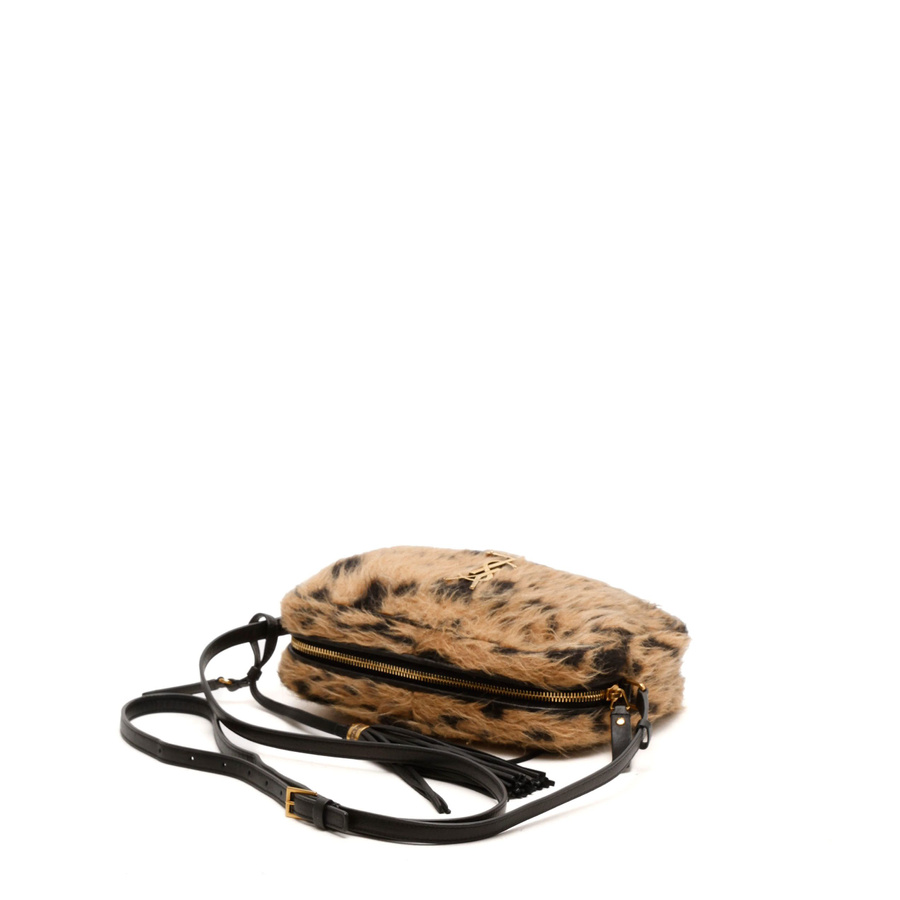 Saint Laurent Lou Fur Camera Bag
