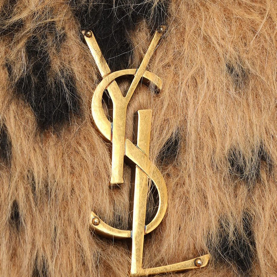 Saint Laurent Lou Fur Camera Bag