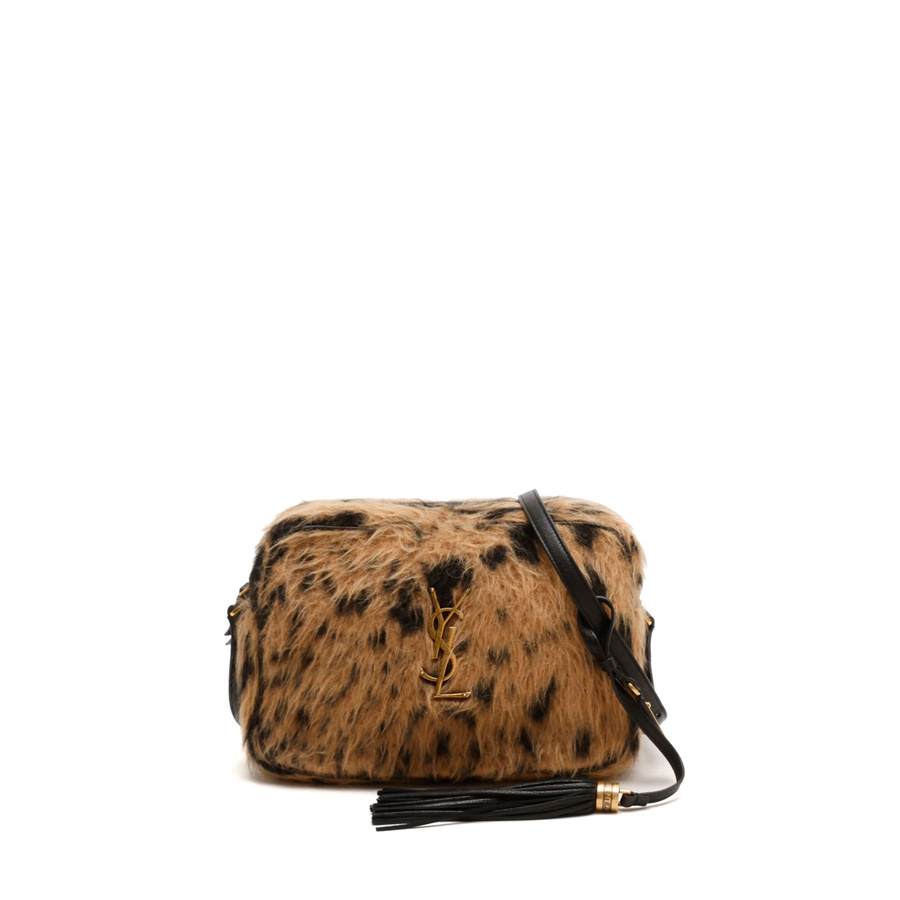 Saint Laurent Lou Fur Camera Bag
