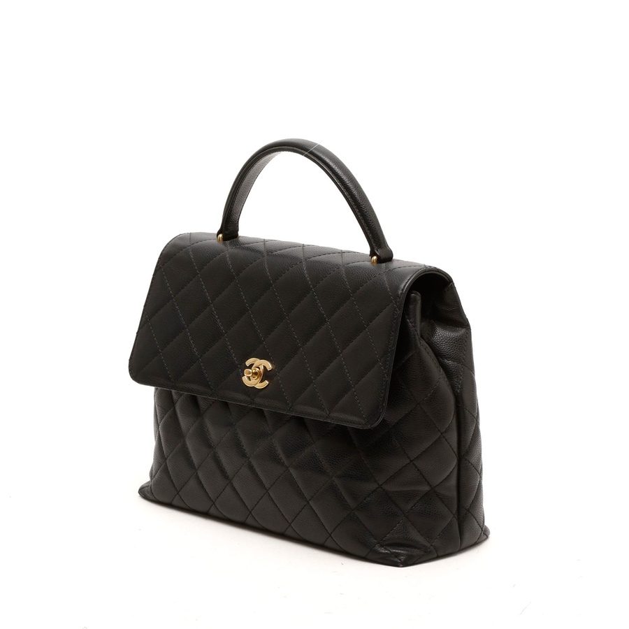 Chanel Caviar Kelly Top Handle Bag