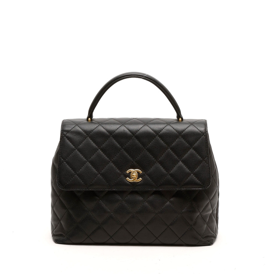 Chanel Caviar Kelly Top Handle Bag