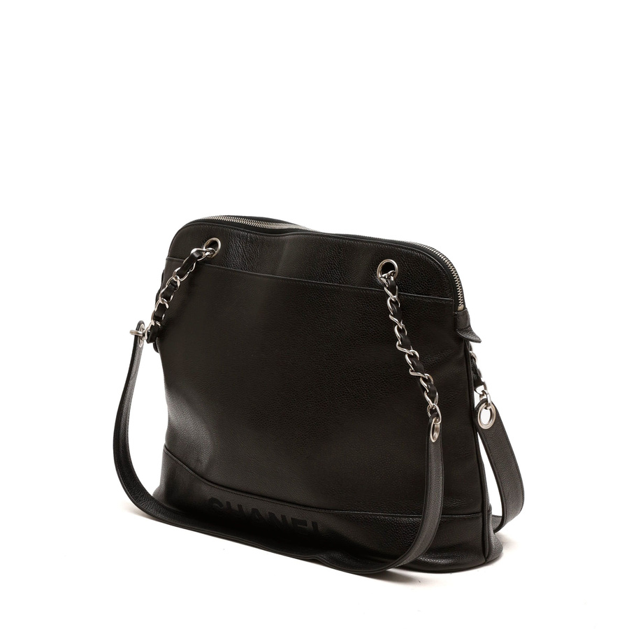 Chanel Caviar Chain Tote Bag