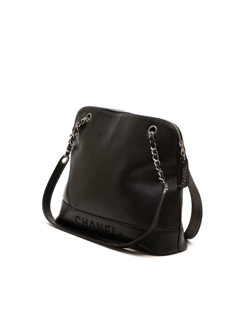 Chanel Caviar Chain Tote Bag