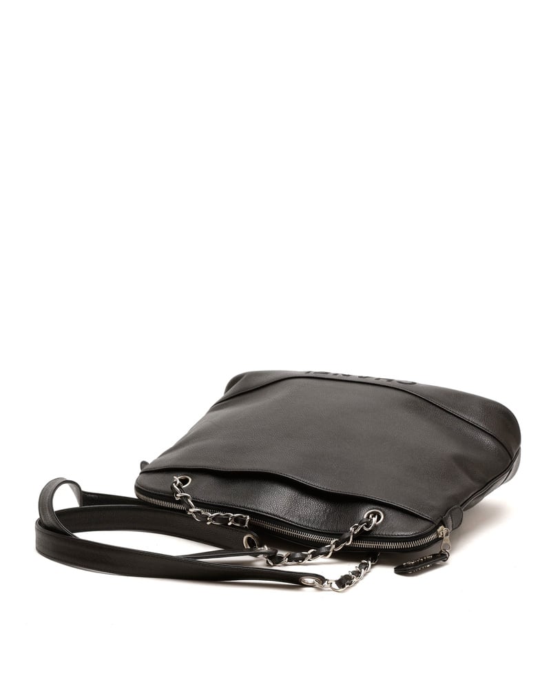 Chanel Caviar Chain Tote Bag