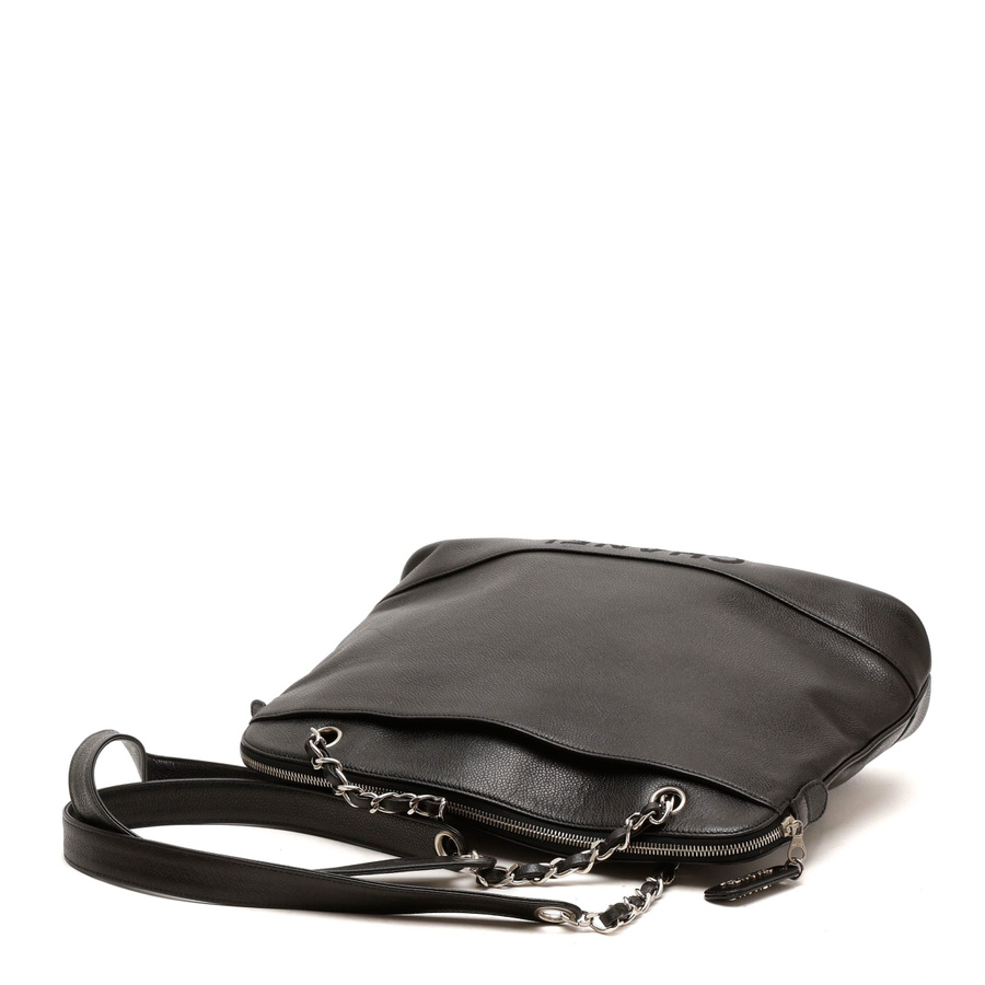 Chanel Caviar Chain Tote Bag