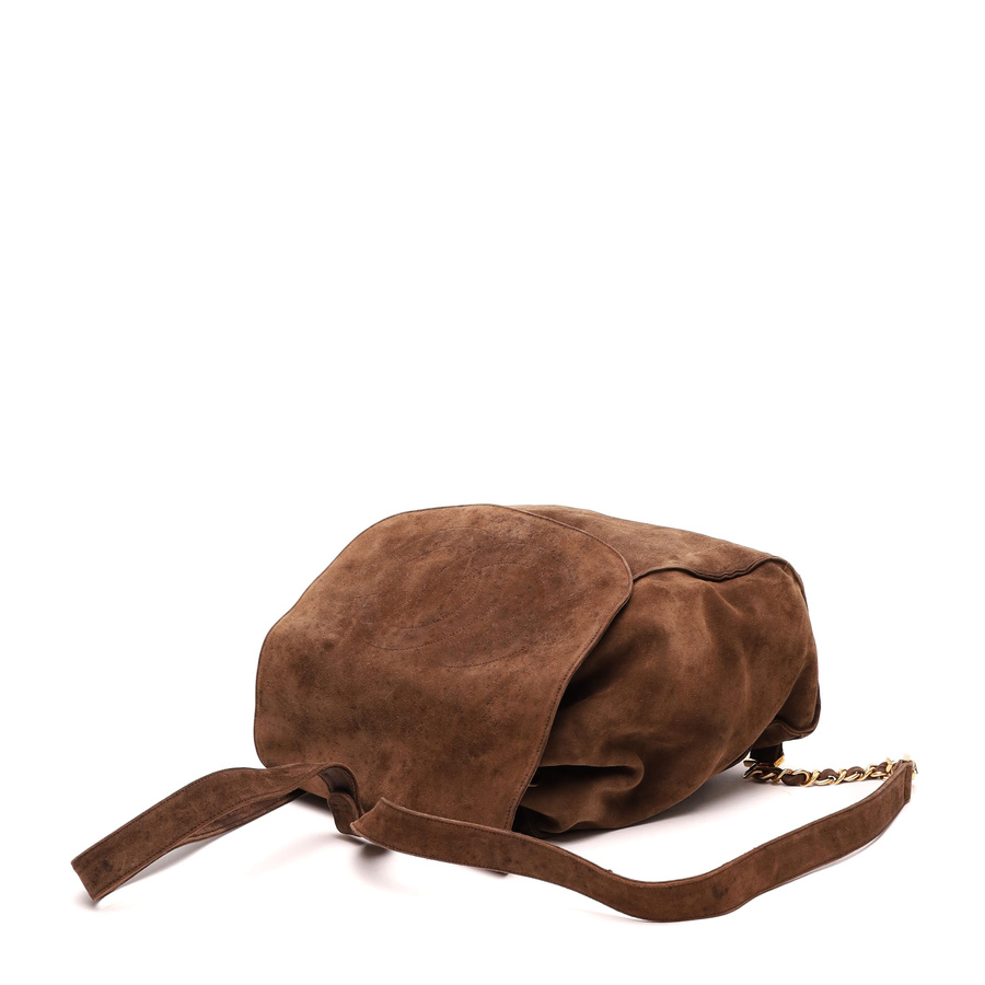 Chanel CC Suede Backpack