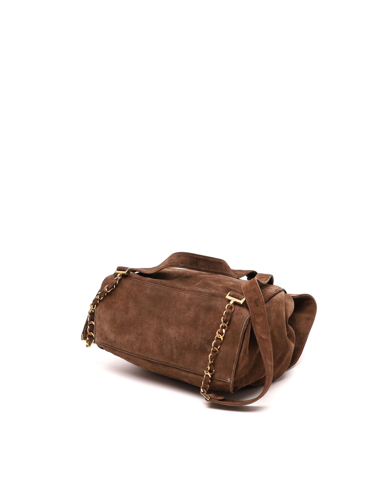 Chanel CC Suede Backpack