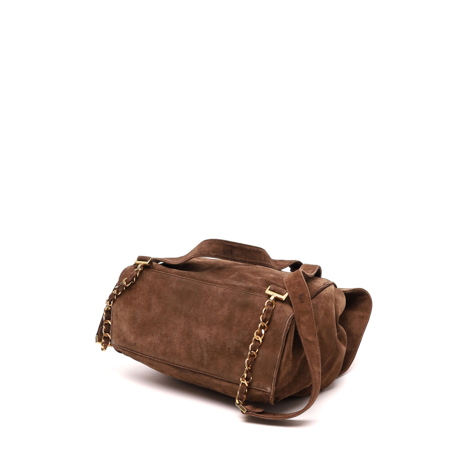 Chanel CC Suede Backpack