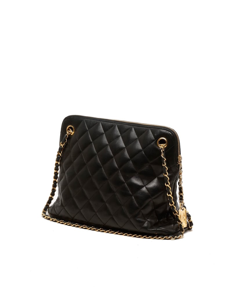 Chanel Dome Zip Tote Bag