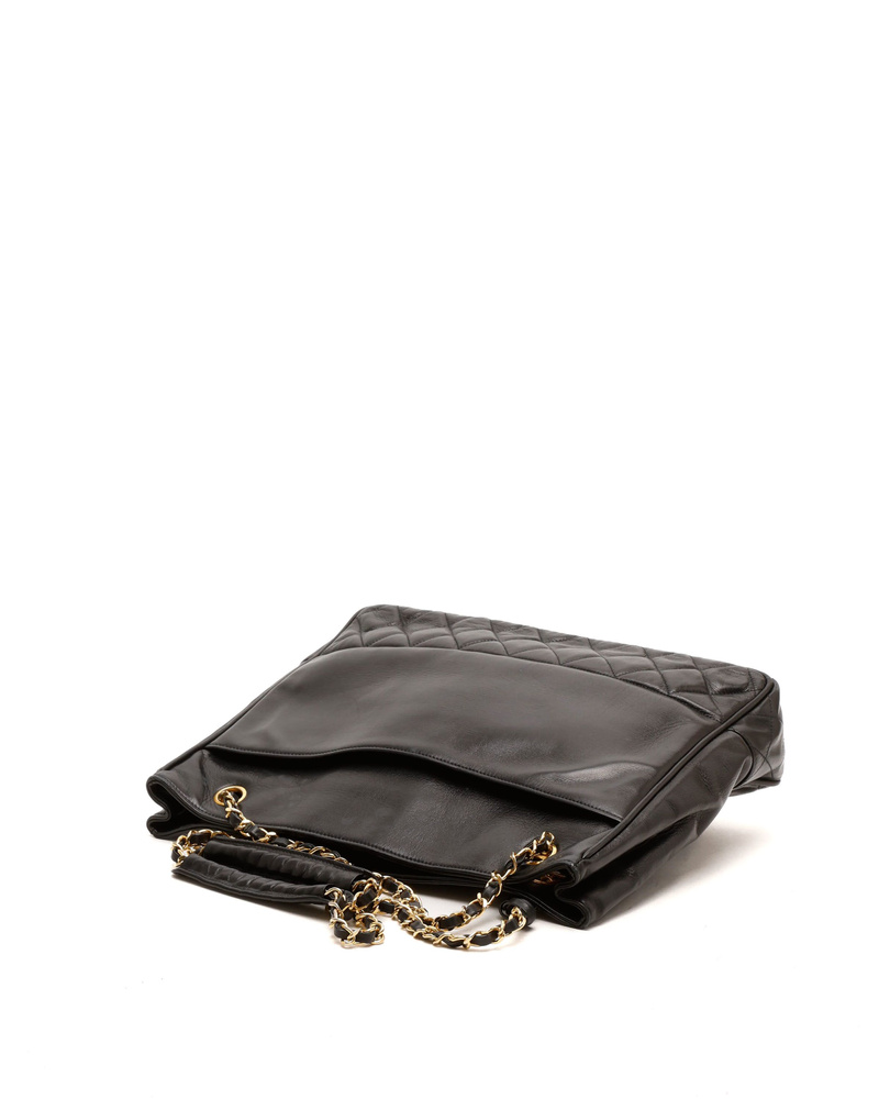 Chanel CC Quilted Tote Bag