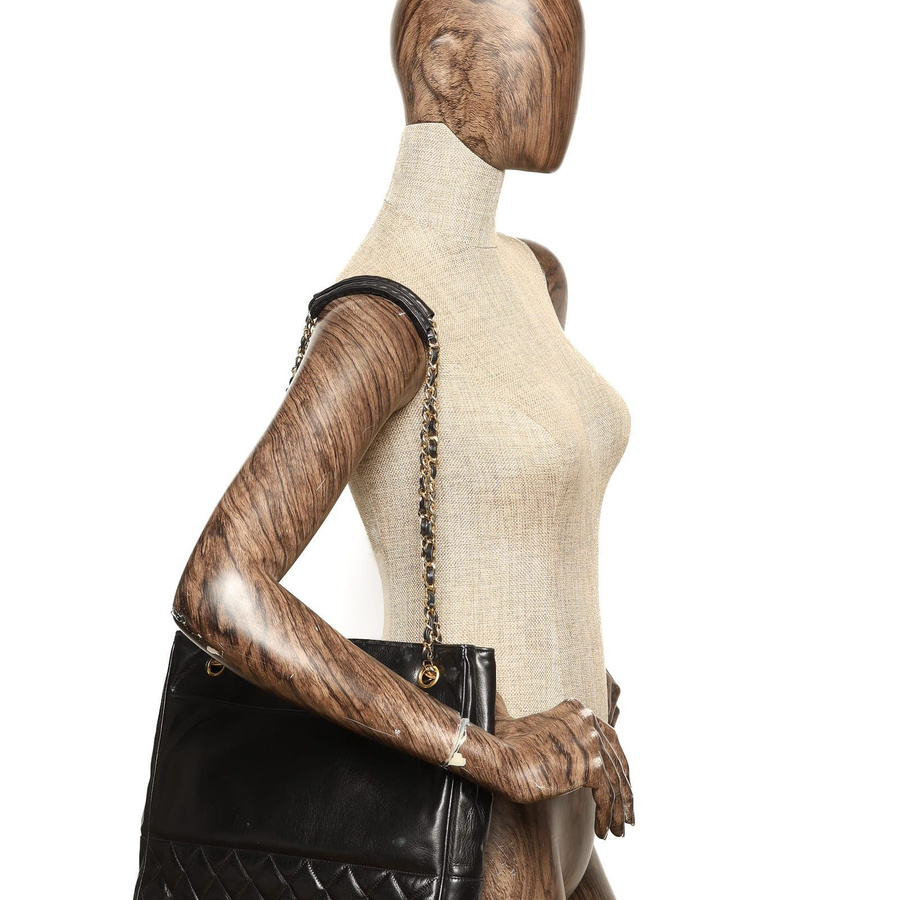 Chanel CC Quilted Tote Bag