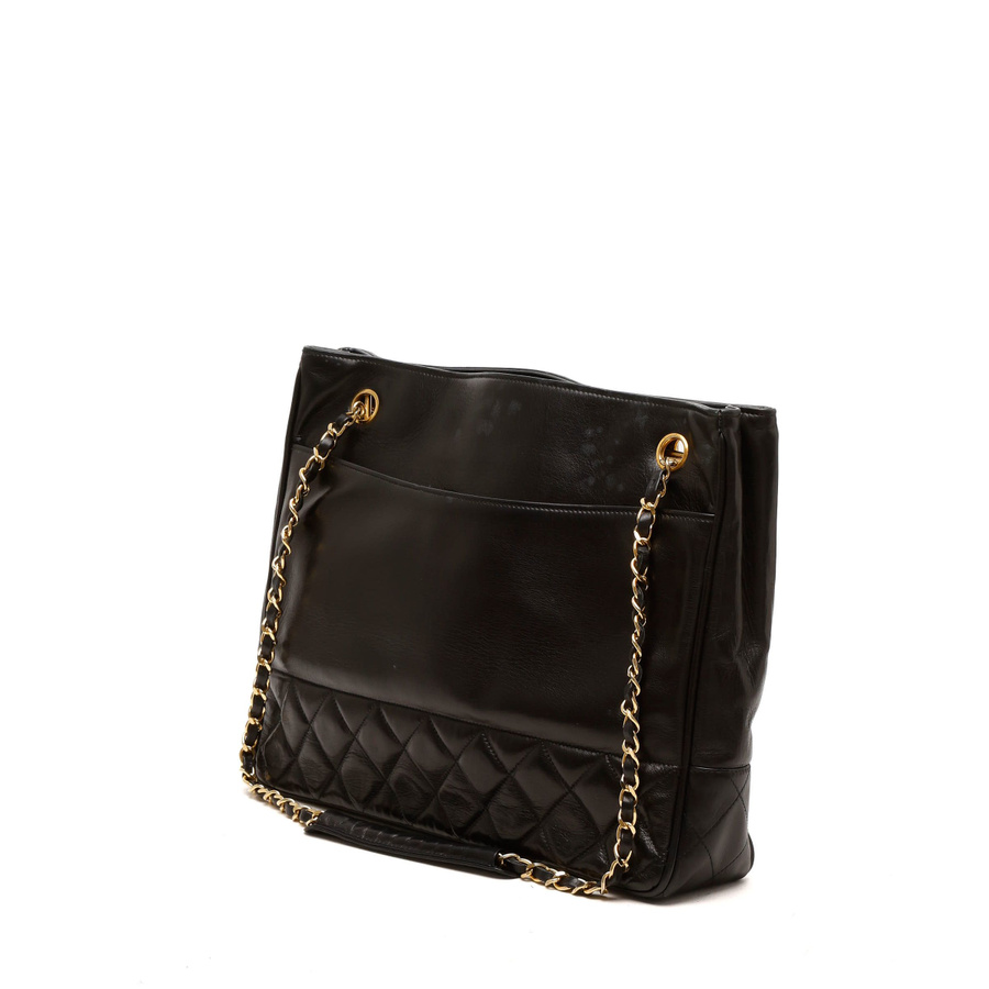 Chanel CC Quilted Tote Bag