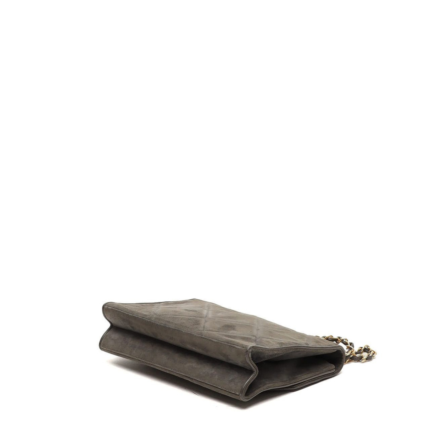 Chanel CC Suede Flap Bag