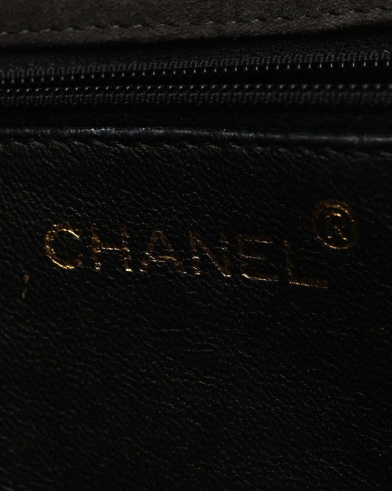 Chanel CC Suede Flap Bag
