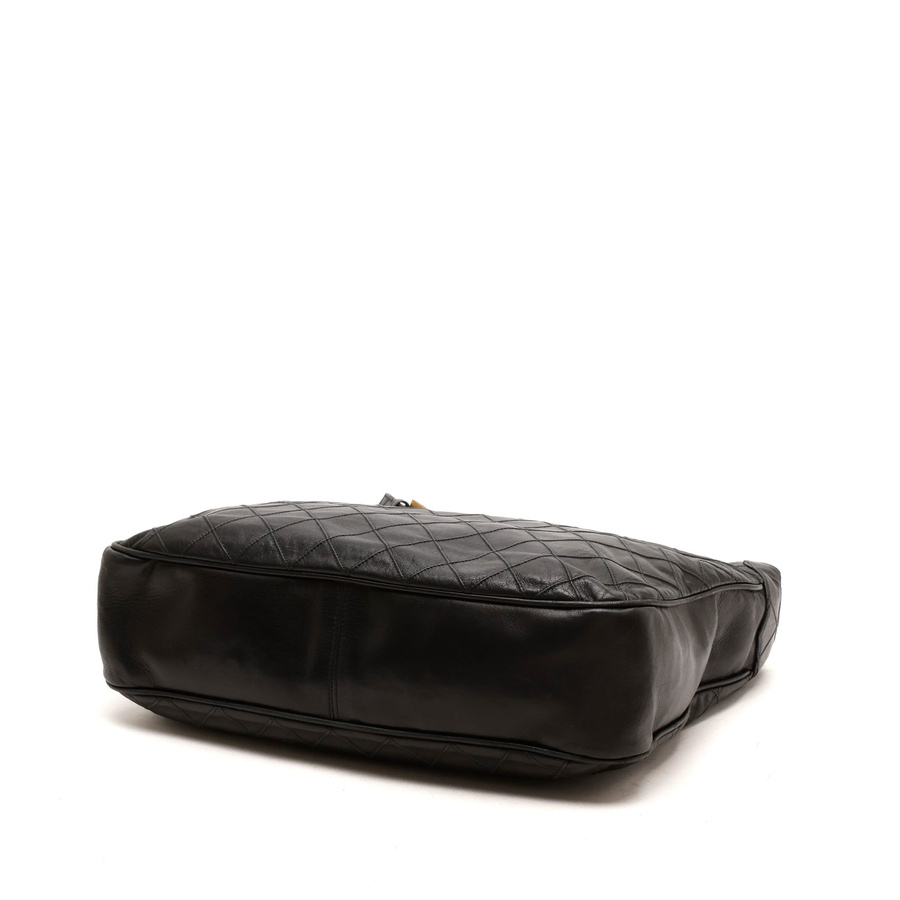 Chanel CC Quilted Hobo Bag