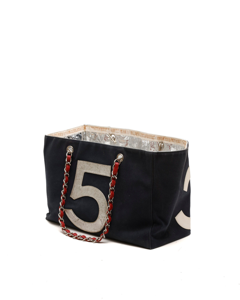 Chanel CC No.5 Choco Bar Tote Bag