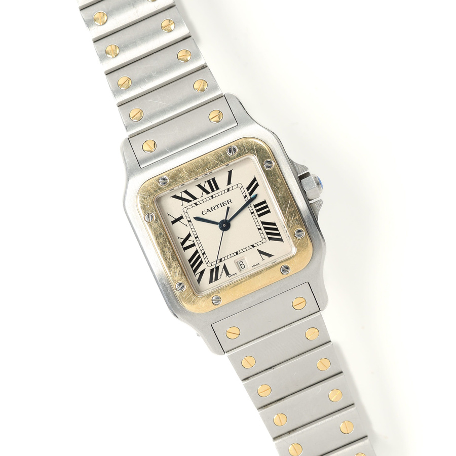 Cartier Santos Galbée 29x29mm Ca 1990 Watch